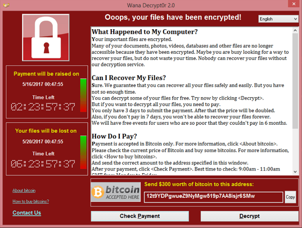 Ransomware ติดอันดับการโจมตีที่อันตราย!