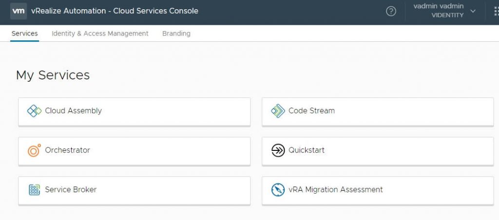 vRealize Automation