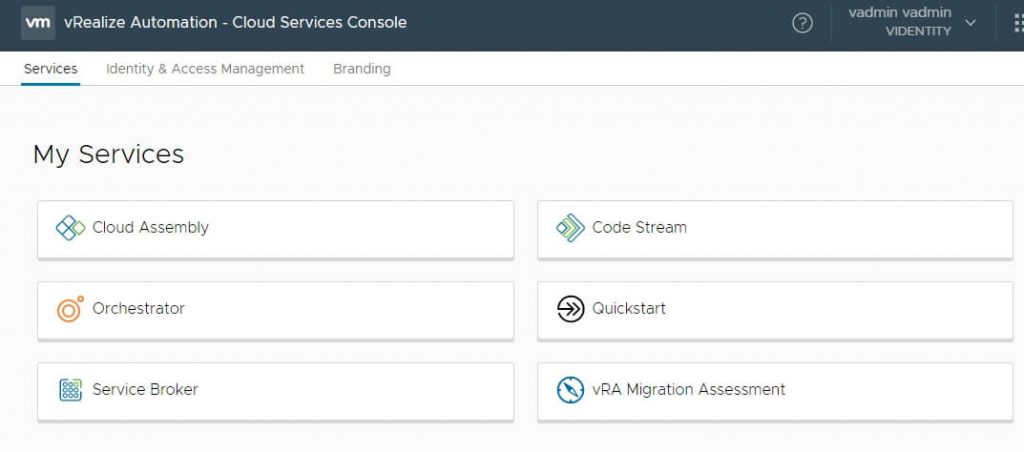 vRealize Automation