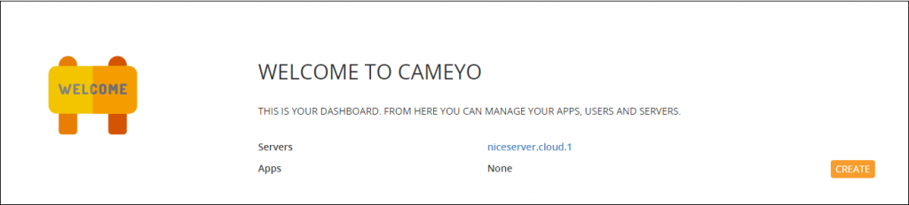 cameyo publish an app