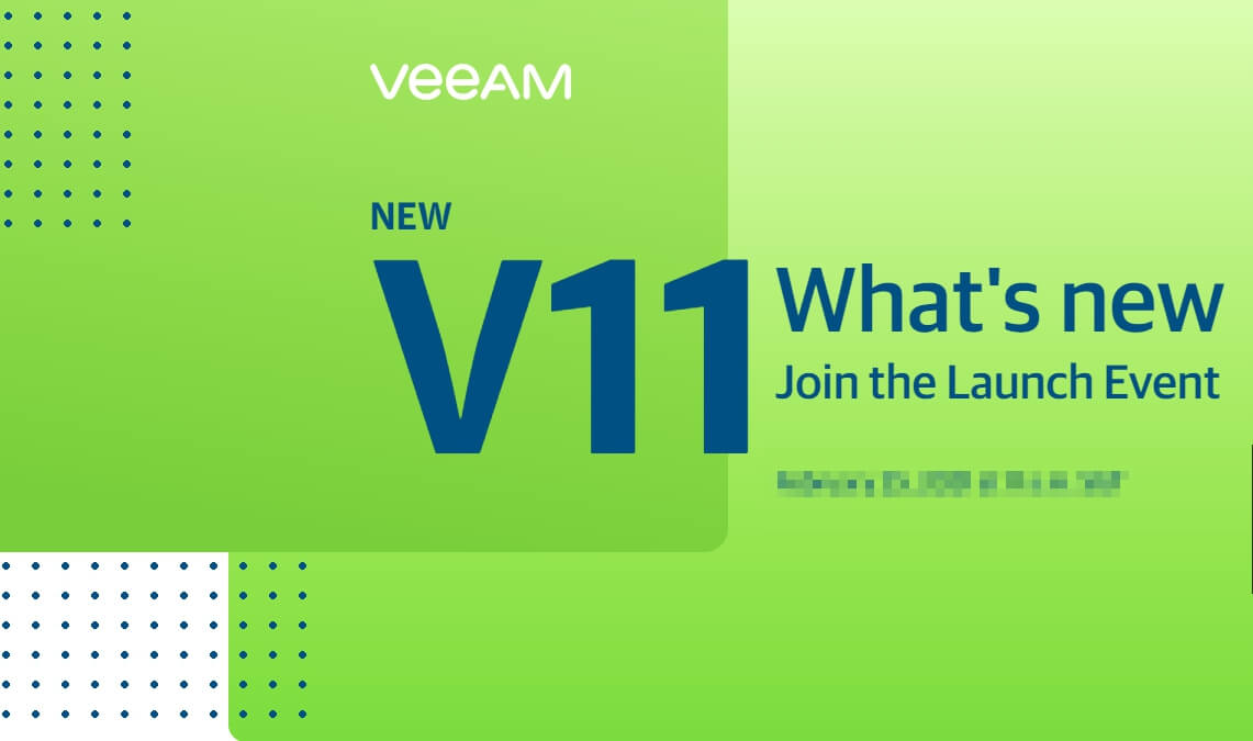 Veeam Backup & Replication v11 – พร้อมให้ partners ดาวน์โหลดได้แล้ว!