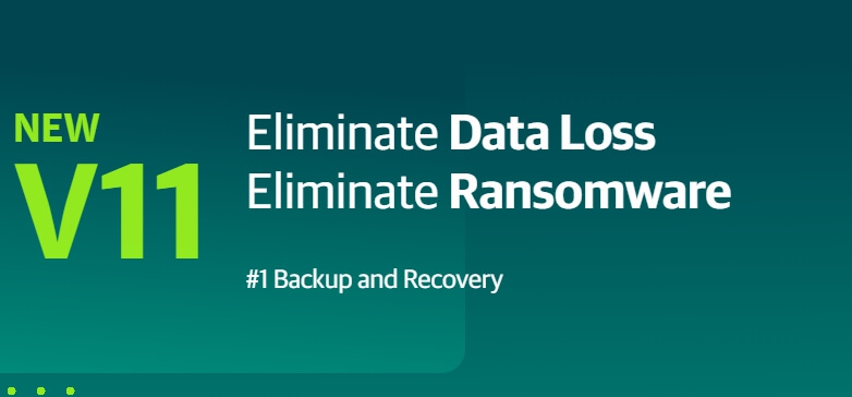 Veeam Backup & Replication V11 กำจัด ดูแลข้อมูลสูญหาย และป้องกัน Ransomware