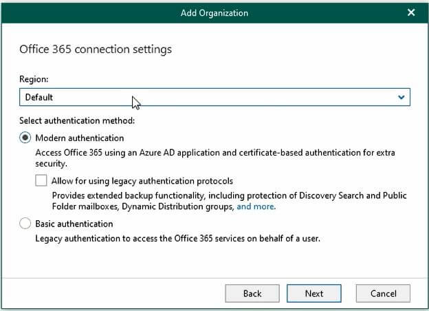 Veeam Backup for Office365