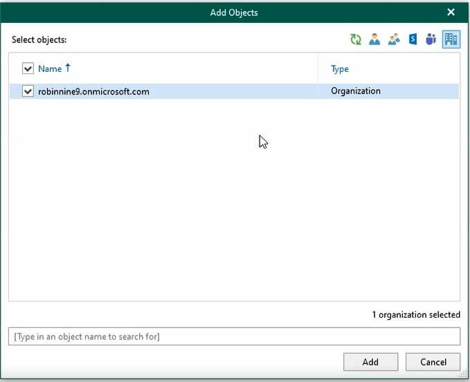 Veeam Backup for Office365