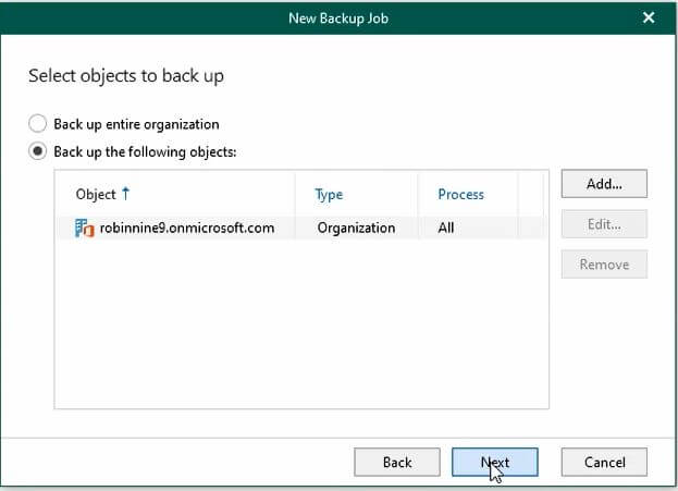 Veeam Backup for Office365