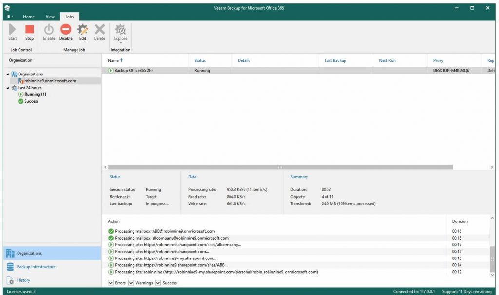 Veeam Backup for Office365