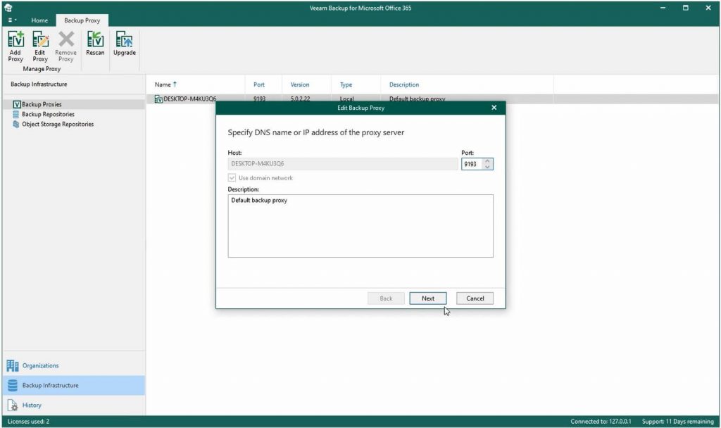 Veeam Backup for Office365