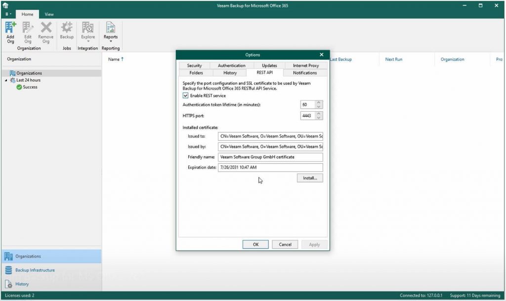 Veeam Backup for Office365