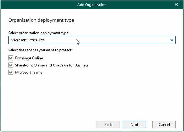 Veeam Backup for Office365