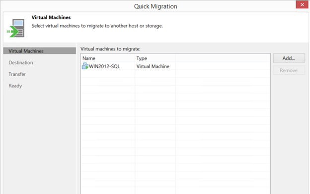 Quick Migration