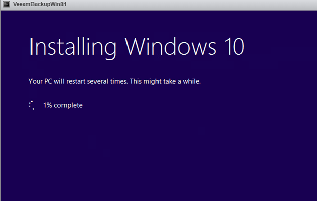 Upgrading from Windows 8-1 to Windows 10