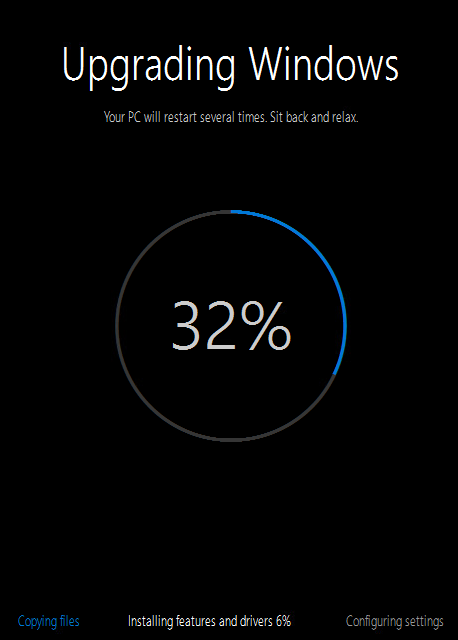 Upgrading from Windows 8-1 to Windows 10