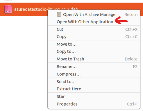 docker Open with other application