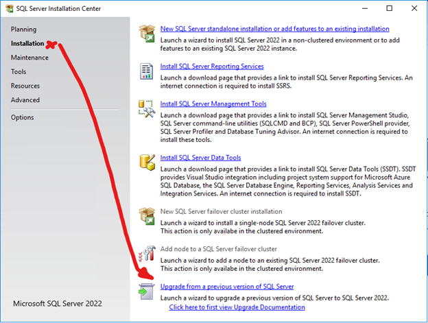 installation SQL Server 2022 Edition