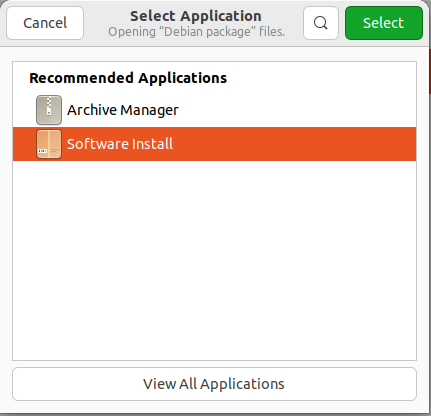 software installer docker