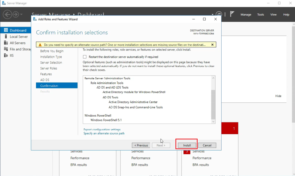 Active Directory – Windows Server 2016