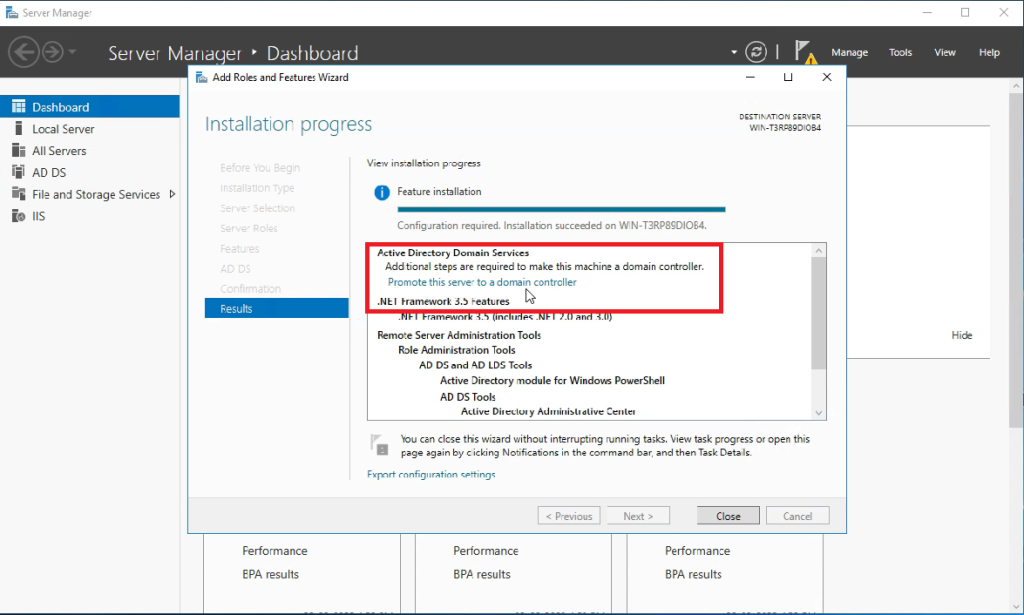 Active Directory – Windows Server 2016