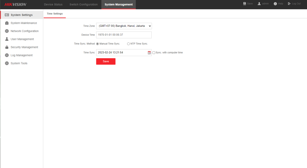 HIKVISION 8 Port Gigabit Smart POE Switch