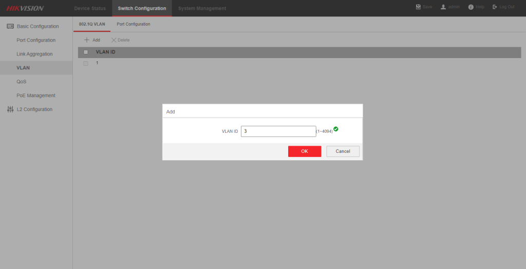 HIKVISION 8 Port Gigabit Smart POE Switch