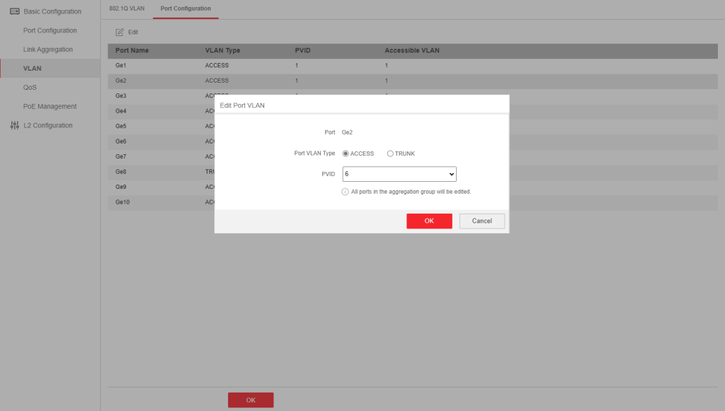 HIKVISION 8 Port Gigabit Smart POE Switch