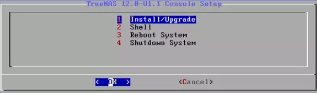 Install TrueNAS Core