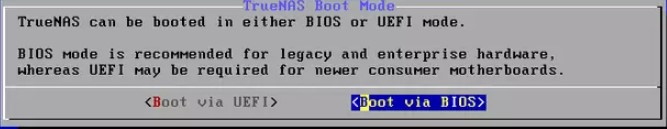 Install TrueNAS Core