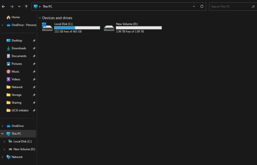 iSCSI initiator