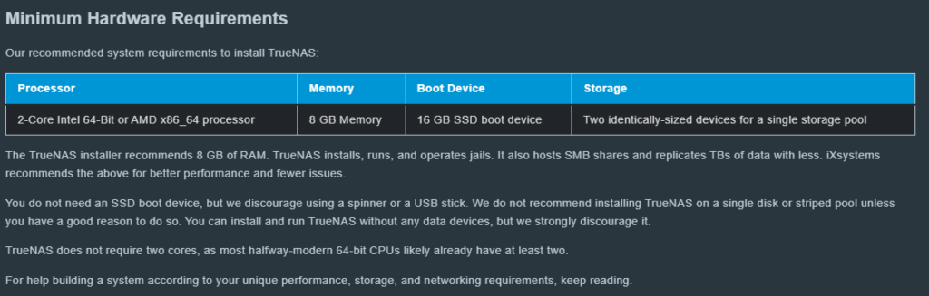 TrueNAS SCALE SCALE Hardware Guide