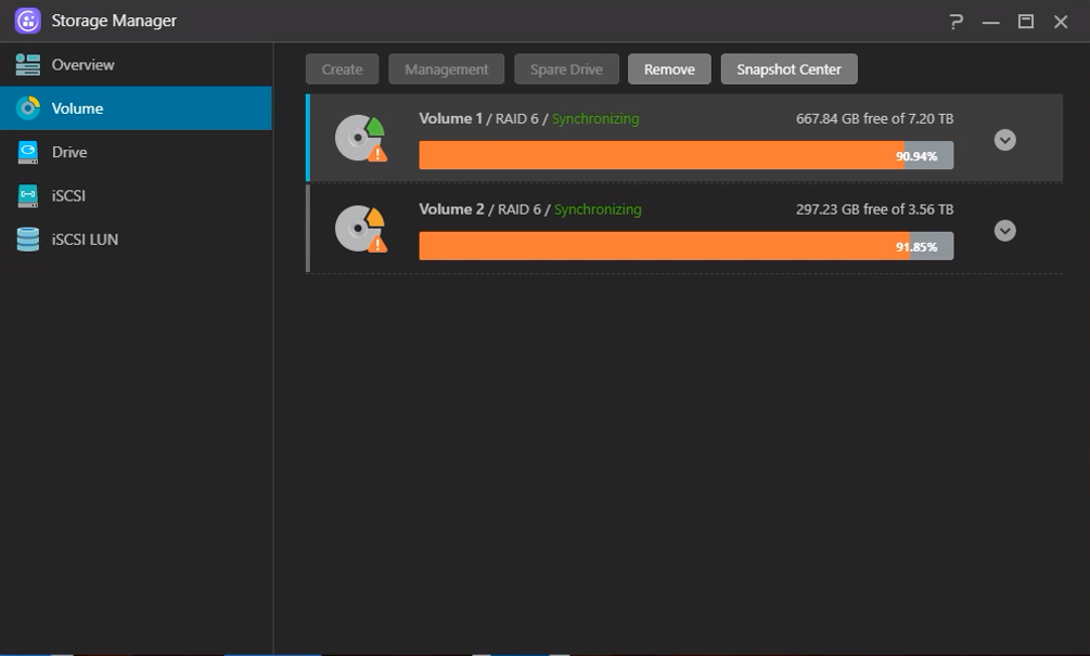 asustor create iscsi lun6