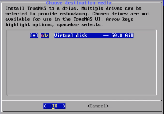 install TrueNAS SCALE3