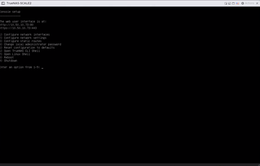 install TrueNAS SCALE9