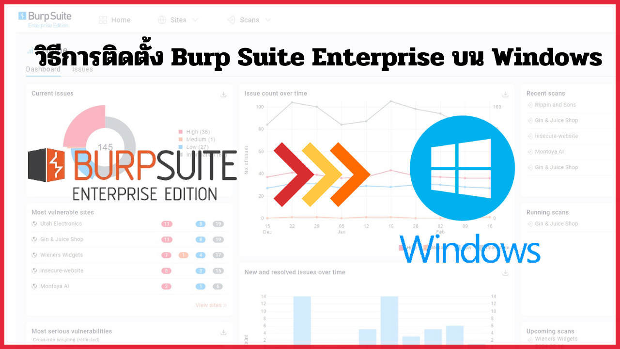 วิธีการติตตั้ง Burp Suite Enterprise เครื่องมือด้านความปลอดภัยสำหรับเว็บแอปพลิเคชัน