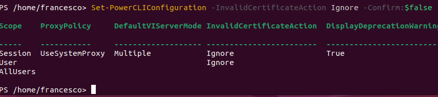 Ignore Certificate Check