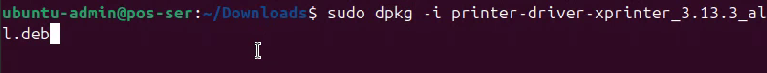 xprinter- Driver install