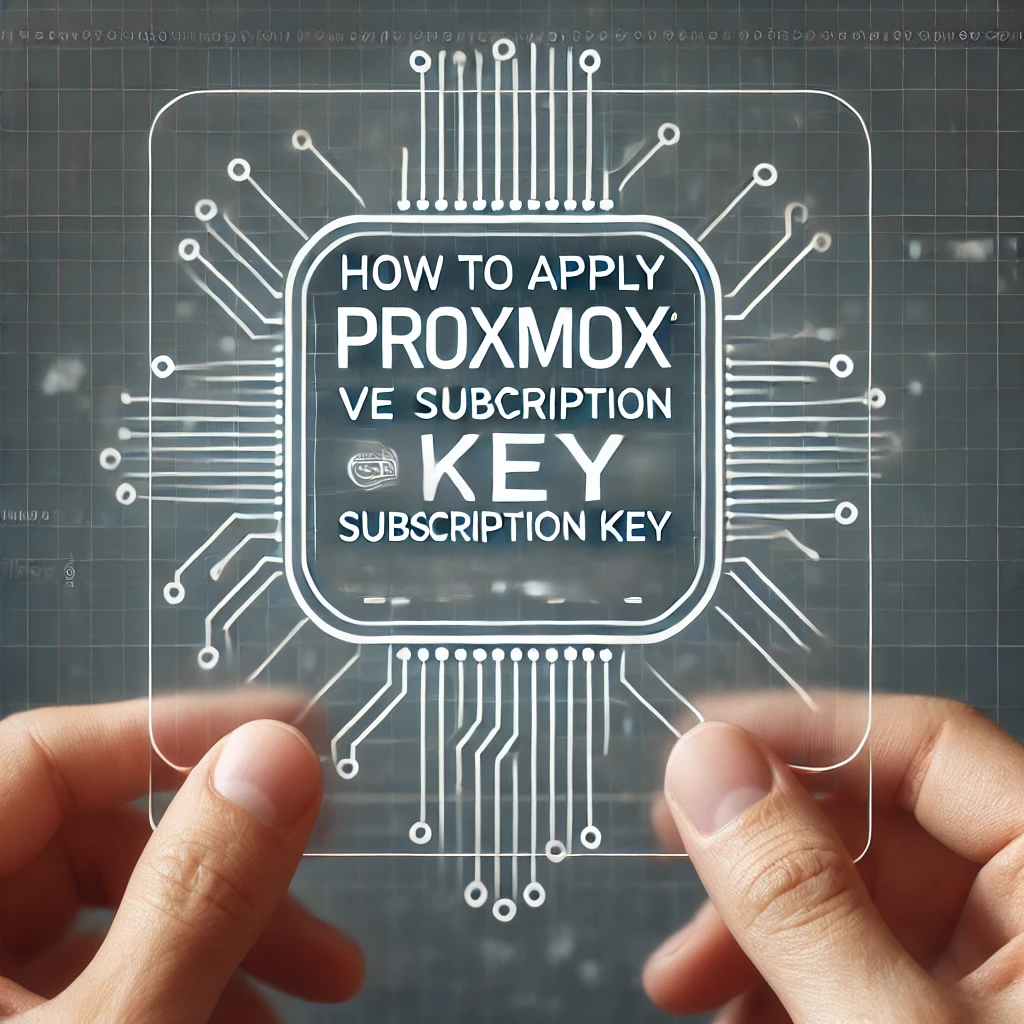 how to apply license key on a Proxmox VE host