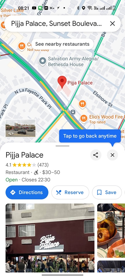 sample reserve with google