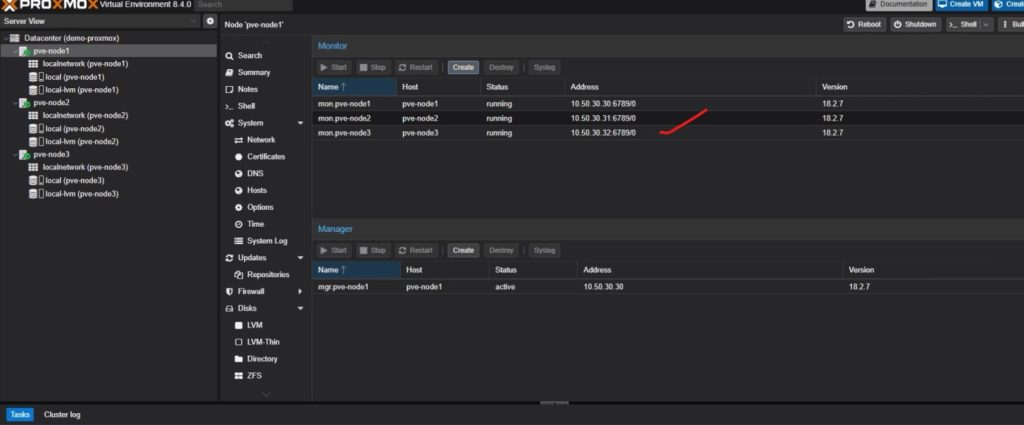 Ceph monitor