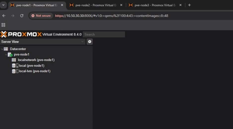 Cluster-proxmox-
