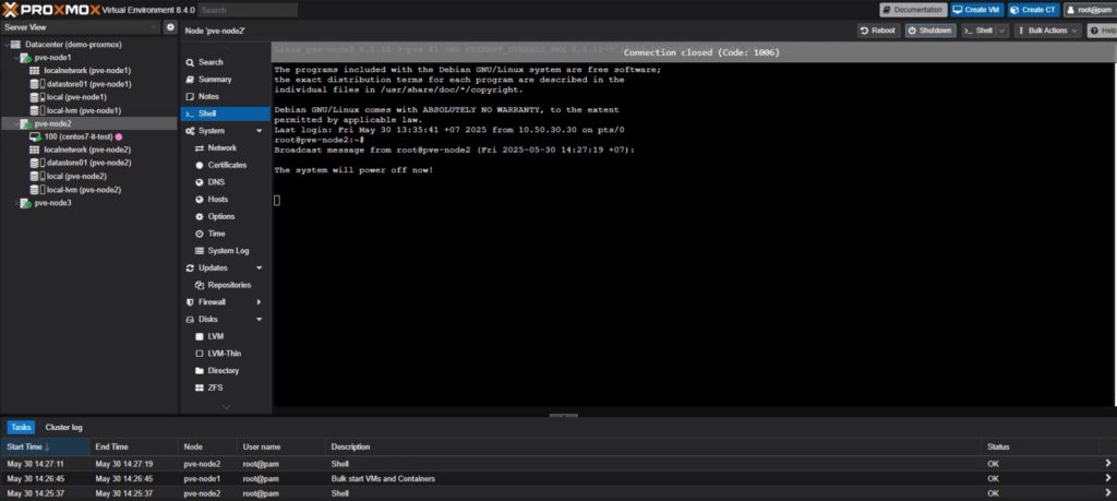 TEST-HA-Cluster-proxmox
