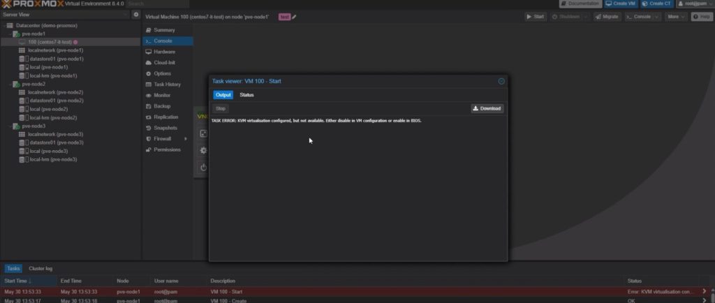 Test-Cluster-proxmox