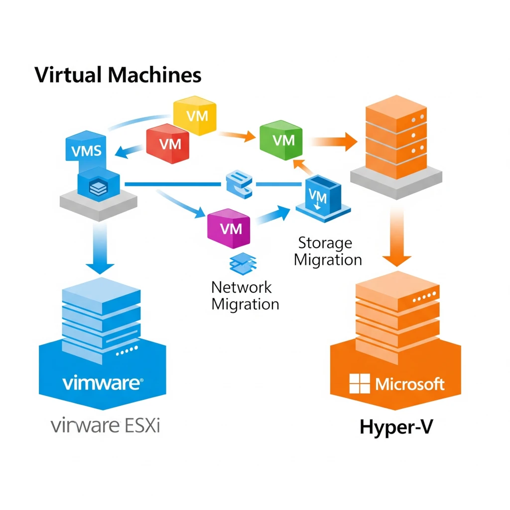 Migrate from VMware ESXi to Hyper-V